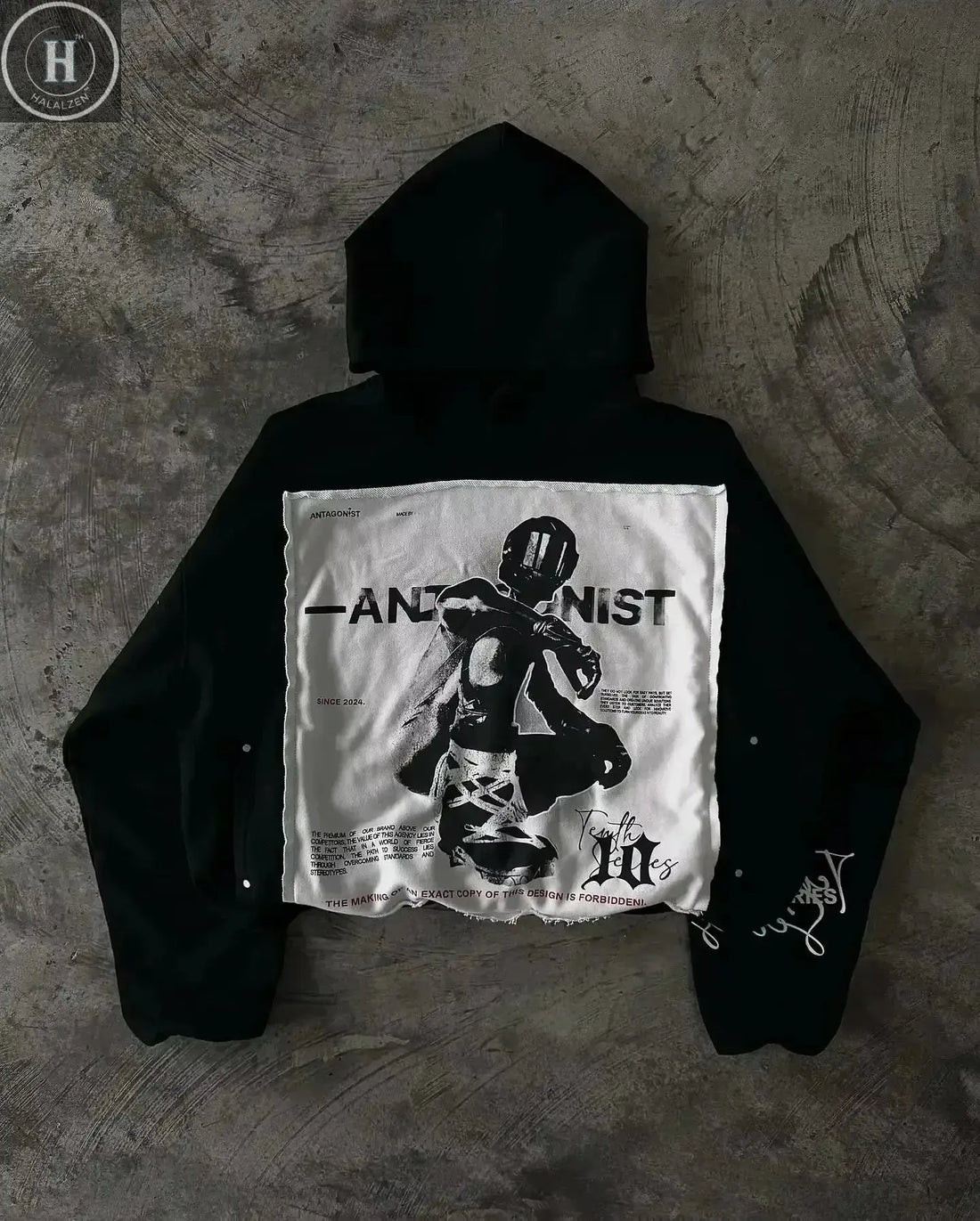 American Retro Y2K Embroider Butterfly Hoodie Women Floral Pullover Hoodie Sweatshirt Casual Fashion Tops Colorful Pattern Coats HALALZEN