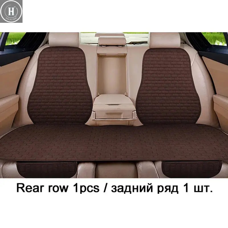Car Seat Front Rear Cushion Breathable Cover Saeat Universal Seat Protector Back Seat Cushion Front Rear Car Supplies HALALZEN