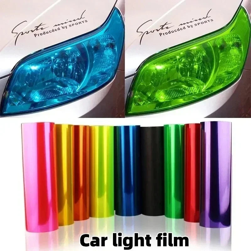 30x60cm Amber Orange light film Car Fog Light Headlight Taillight Tint Vinyl Film Sheet Sticker Auto Body Film Cover Car Styling