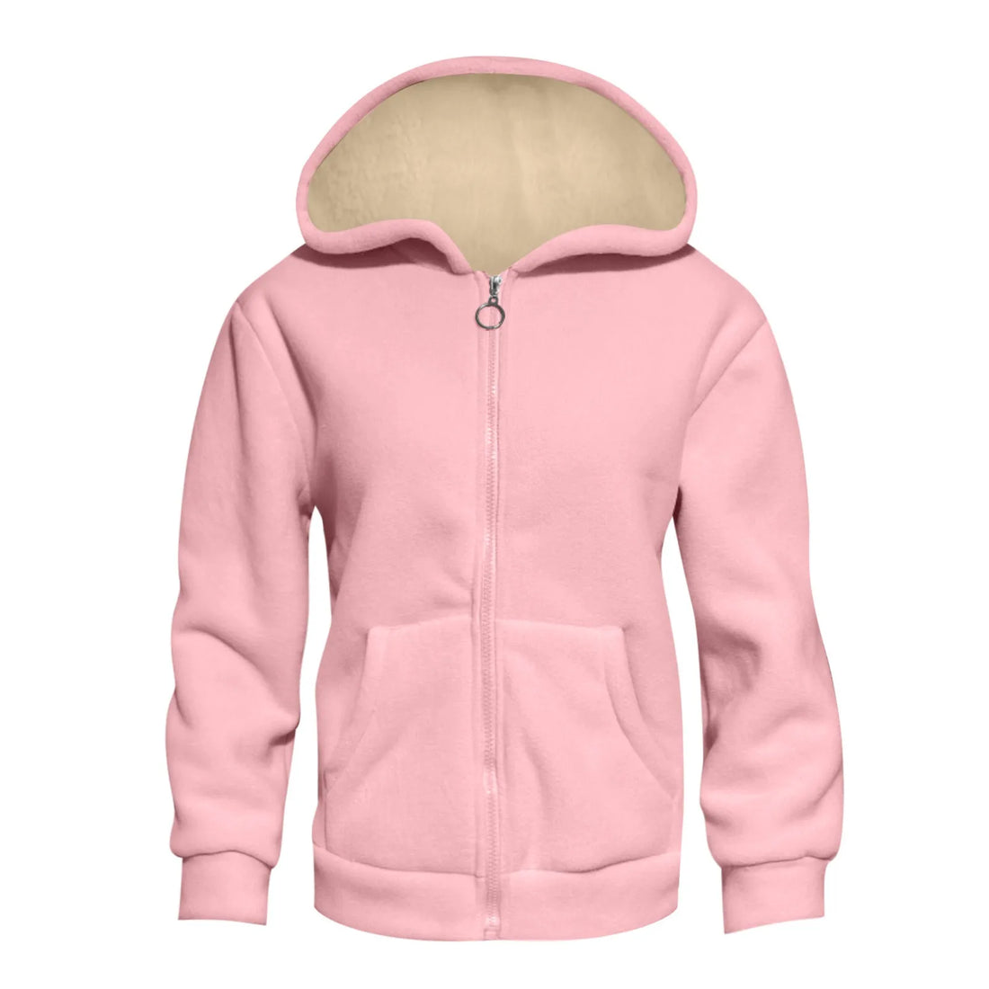 Women Fleece Jacket Trendy Zipper Hooded Fleece Coats Long Sleeve Caaual Loose Fall Winter Sweatshirt Outdoor Clothes Women