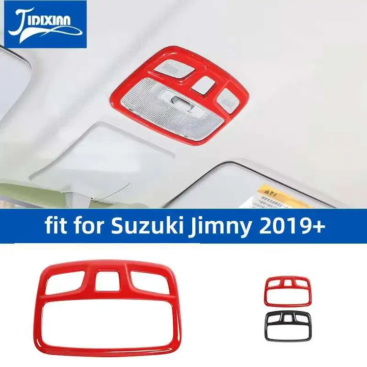JIDIXIAN fit for Suzuki Jimny 2019 2020 2021 2022 2023 2024 Up Car Roof Reading Light Lamp Decoration Cover Interior Mouldings