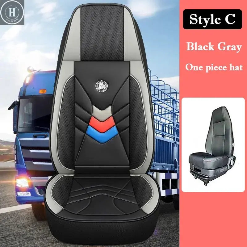 Universal Truck Lorry Bus Big Auto Seat Cushion Cover Mat For KAMAZ SCANIA IVECO ISUZU Volvo Renault Hino TATRA SANY Benz HALALZEN