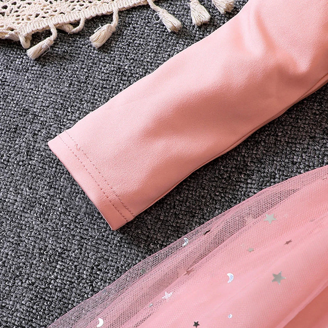 Girls Elegant Dresses Toddler Baby Girl Long Sleeve Sequin Design Tulle Bow Dress Christmas New Year Winter Party Girls Dresses