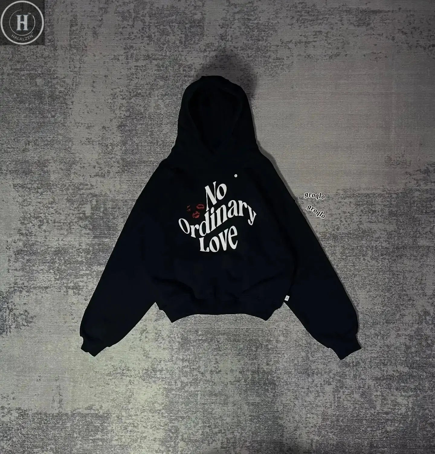 Trendy gradient tie-dye sweatshirt, personalized text print, high street style hooded cardigan, same style for men and women HALALZEN