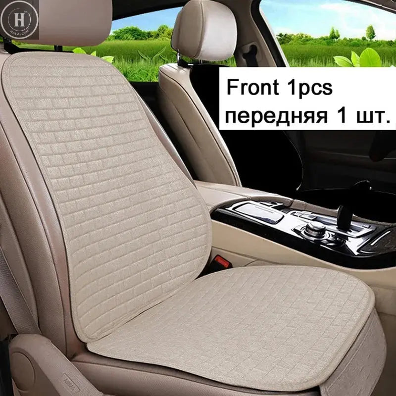 Car Seat Front Rear Cushion Breathable Cover Saeat Universal Seat Protector Back Seat Cushion Front Rear Car Supplies HALALZEN