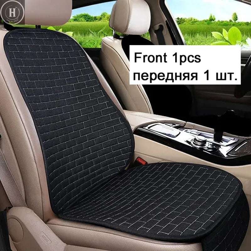Car Seat Front Rear Cushion Breathable Cover Saeat Universal Seat Protector Back Seat Cushion Front Rear Car Supplies HALALZEN