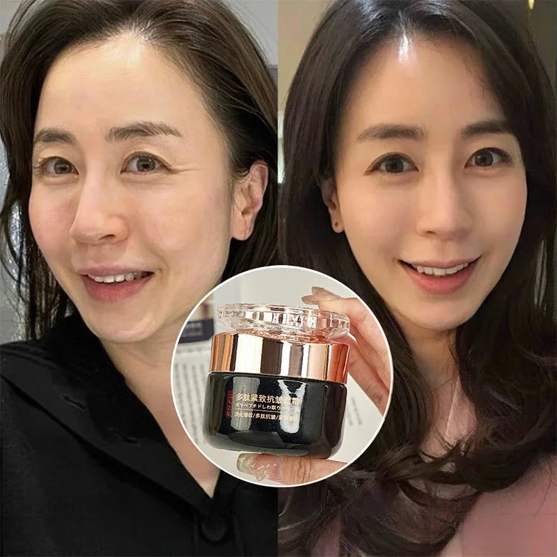 Polypeptide Anti-Wrinkle Firming Face Cream Deep Hydration Brighten Dull Skin  Minimize Fine Lines Moisturizing Day Night Cream HALALZEN