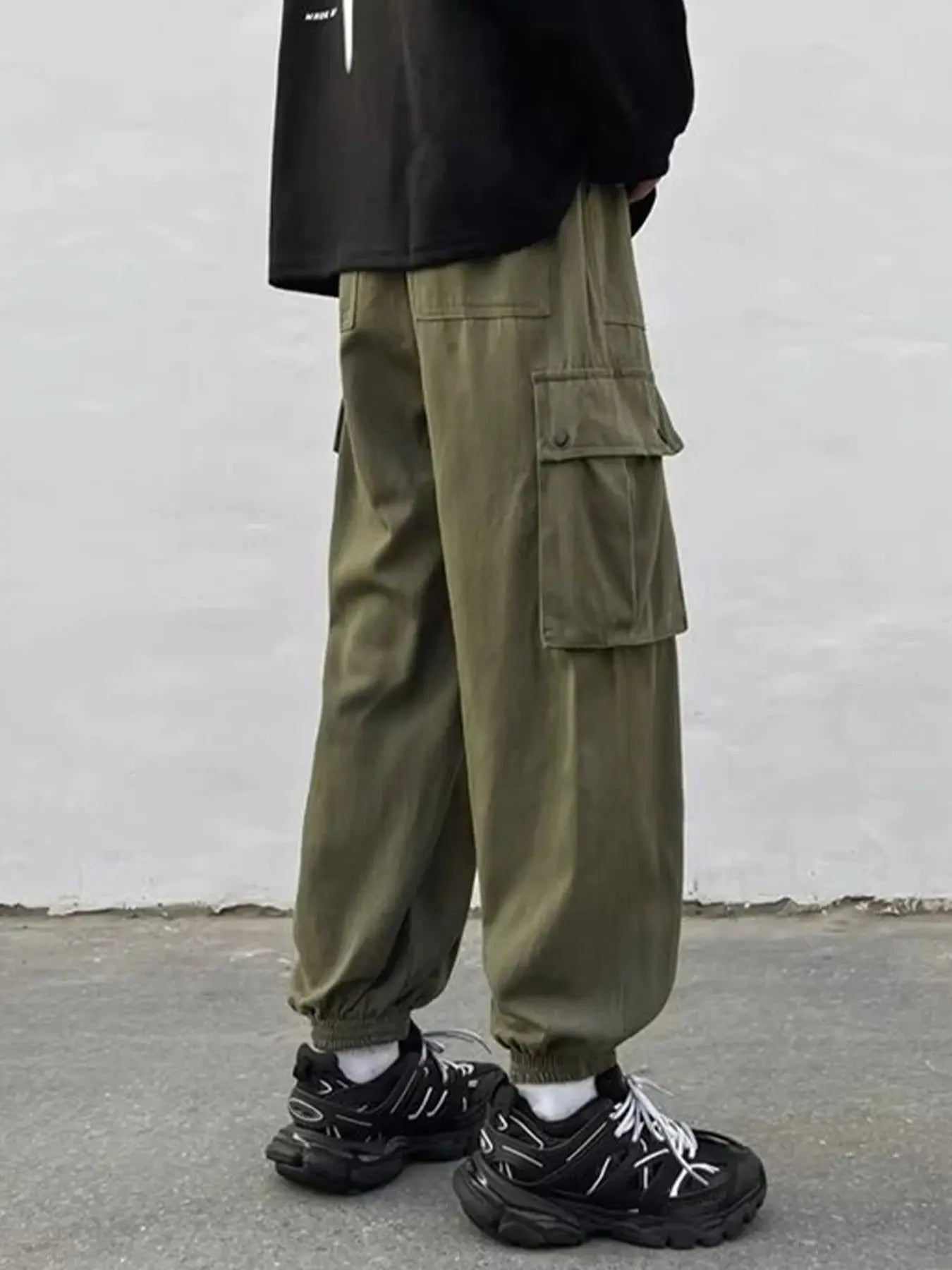 Cargo pants men's underpants underpants pant pants pants large ankle bottom pants work easy pants work fit pantsSummer andWinter Halalzen UK