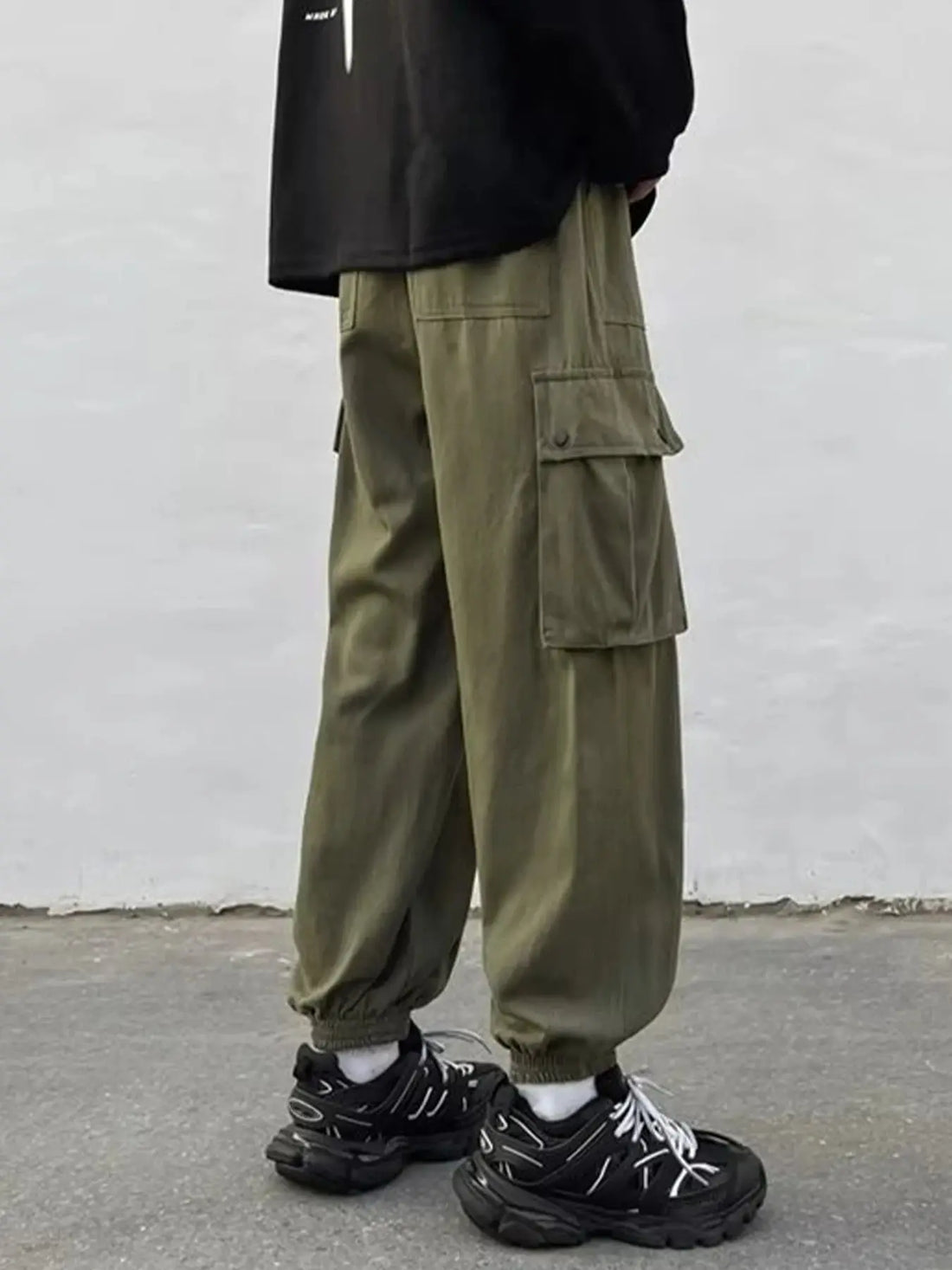 Cargo pants men's underpants underpants pant pants pants large ankle bottom pants work easy pants work fit pantsSummer andWinter Halalzen UK