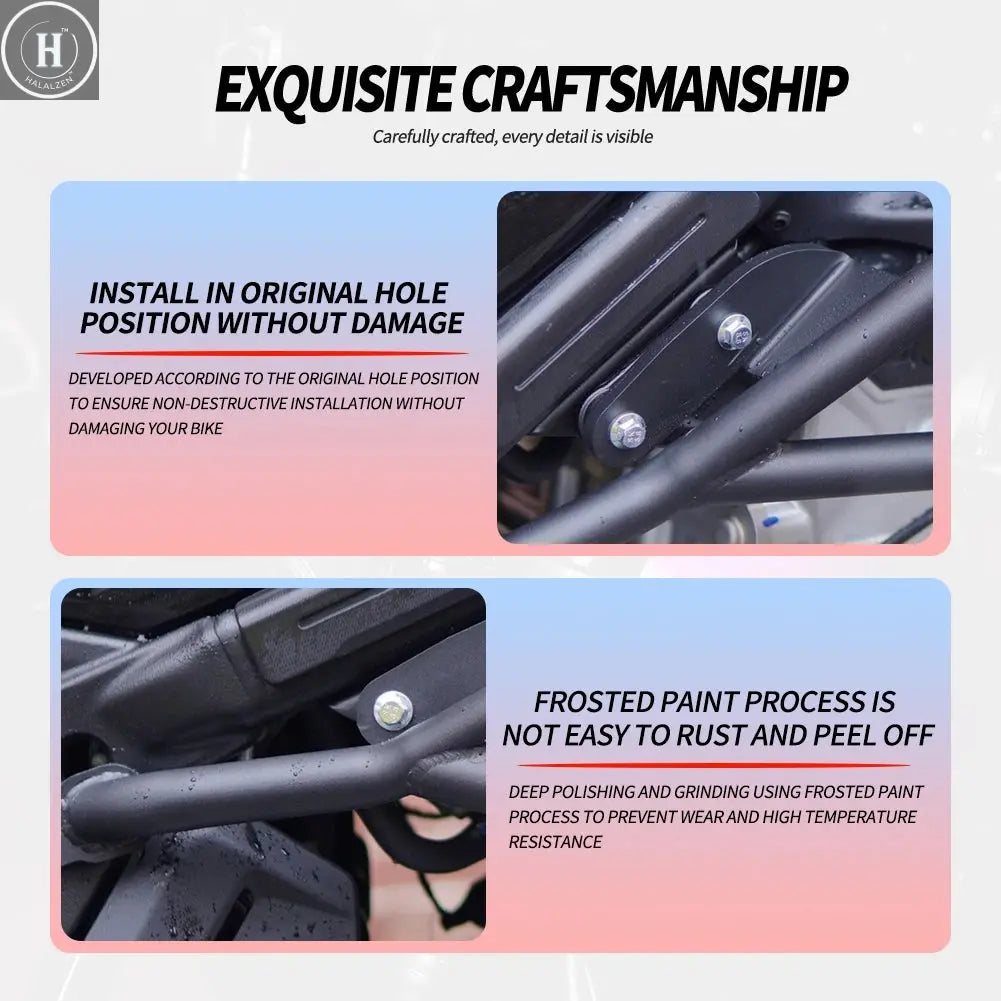 For CFMOTO 675SR 675SR-R 675SS 675NK 675 NK 675 SR SS  Motorcycle Highway Bumper Engine Guard Crash Bars Protector Accessories HALALZEN