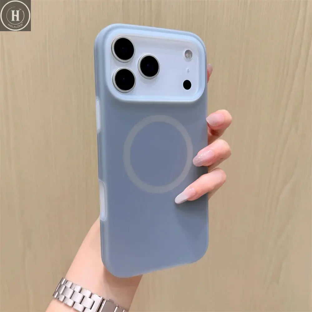 Luxury Jelly Liquid Silicone Magnetic For Magsafe Case For iPhone 17 Air 16 15 14 13 12 Pro Max Plus Shockproof Matte Soft Cover Halalzen UK