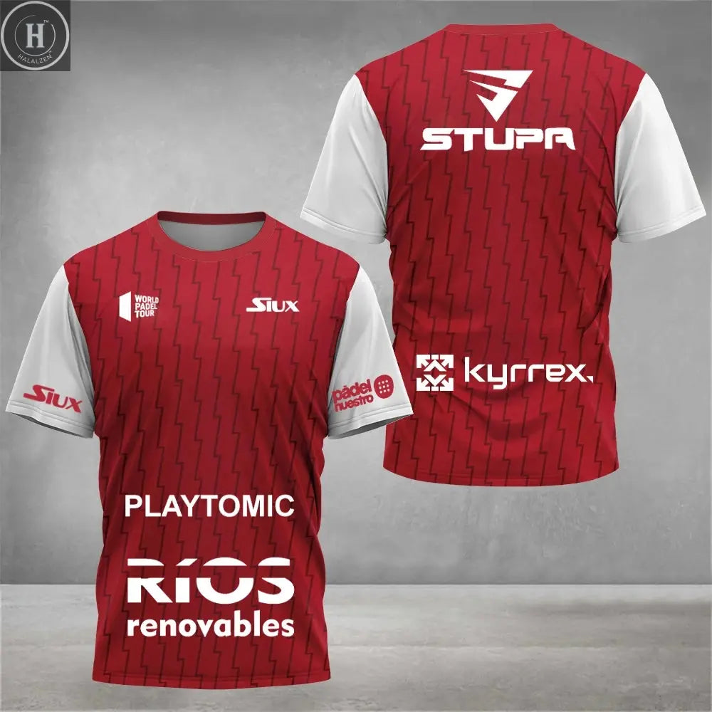 2025 Summer New Men's Tennis Training Clothes Breathable Tennis Short-sleeved Tops Quick-drying Fitness T-shirt Men's Clothing HALALZEN