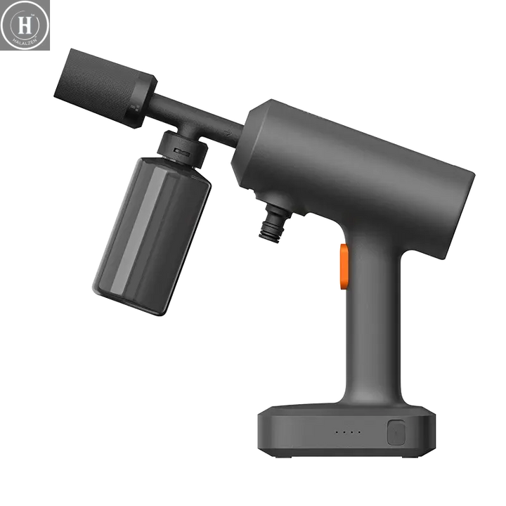 Wireless Car Washer 2: Cordless Design, 1.5MPa Pressure, 160L/h Flow Water, 3 Spray Modes, 2000mAh Battery, 6m Hose HALALZEN
