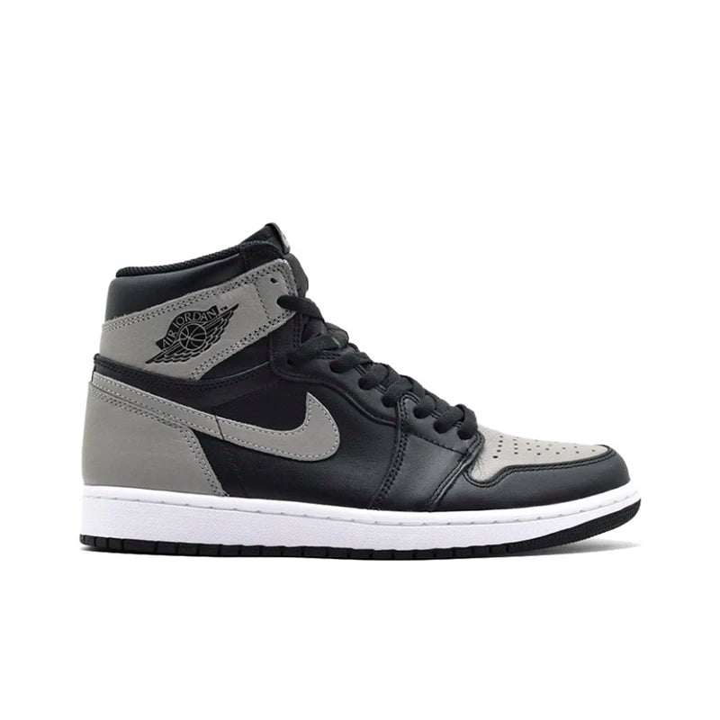 Original Jordan Air Jordan 1 High OG Retro "Silver Toe" Anti-Slip High Top Basketball Shoes Men's and Women's Sneakers