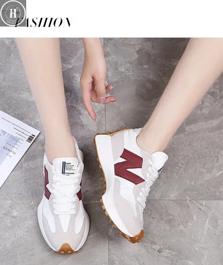 New Style Zugu Women's ShoesinsPopular Thick-Soled Dad Sneakers2025Summer Breathable Season Comfortable Sneaker Halalzen UK