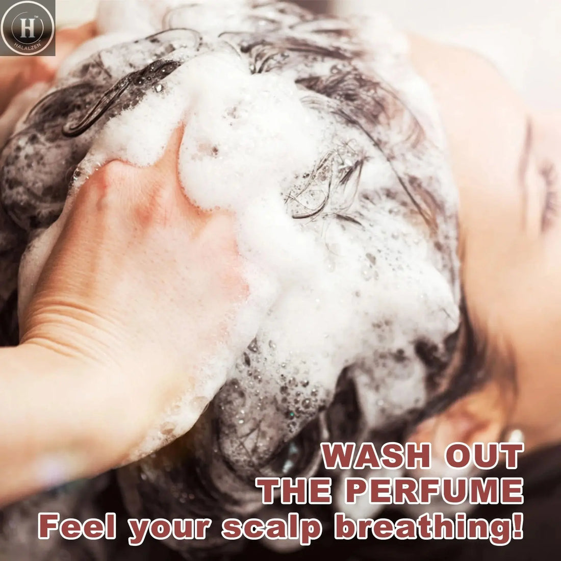 Batana Shampoo provides full shine and healthy hair care, contains Batana oil extract, and includes a cleansing conditioner HALALZEN