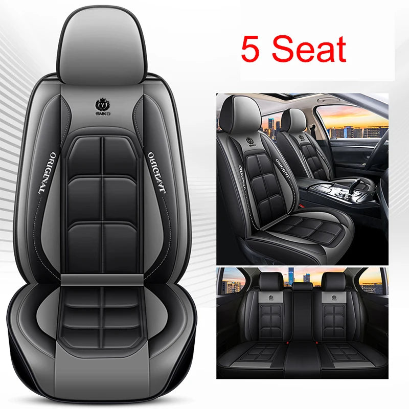 Universal Pu Leather Car Seat Cover for Most Car Models Auto Accessories Interior Details