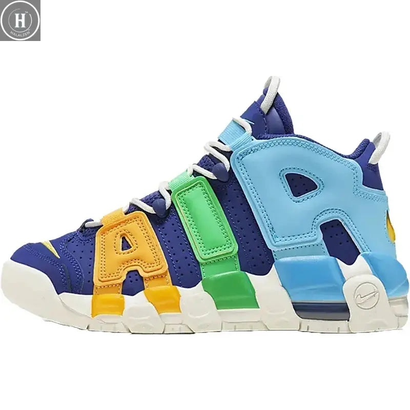 Nike Authentic AIR MORE (GS) Women's Kids' Sport Basketball Shoes FJ0693-455 HALALZEN