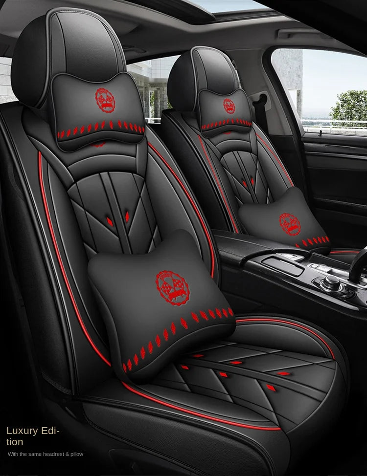 Universal Car Seat Cover for NISSAN All Models Qashqai Juke Leaf Armada Altima Cube Dualis Tiida Bluebird Accessories Interior