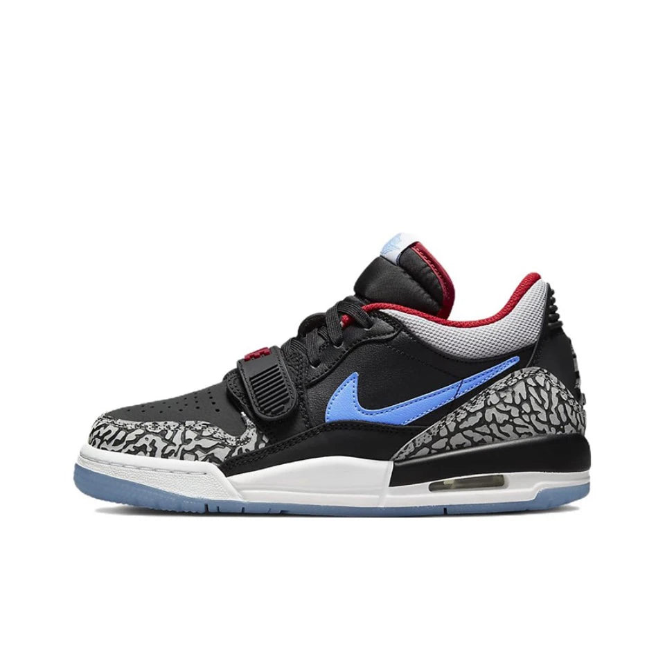 Original Air Jordan Legacy 312 Low 'White Cement' GS Size For Women Retro Classic Casual Street Basketball Shoes