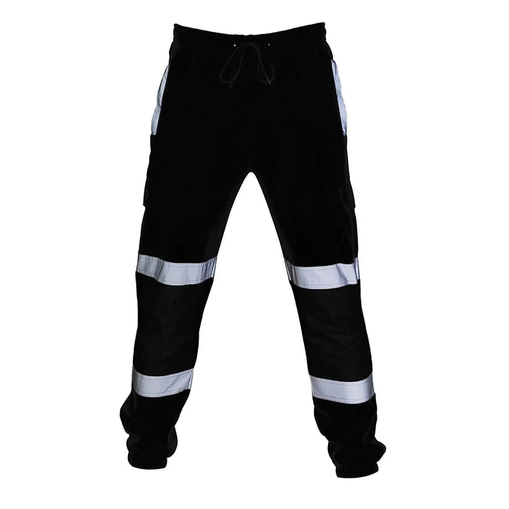 Reflective Stripes Strips Pants Men Work Trousers Hi Vis Pants High Visibility Work Wear Pants Road Construction Safety Trousers Halalzen UK