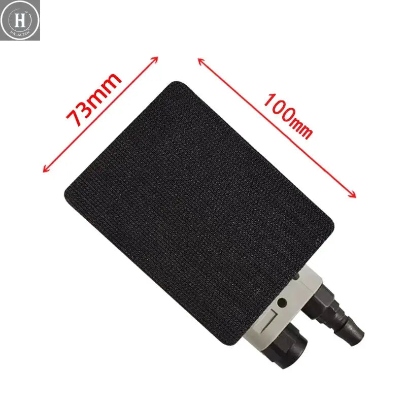 Pneumatic Grinding Machine 70x100mm Small Square Dry Grinding Head Vibrating Car Paint Surface Polishing Sandpaper Machine HALALZEN