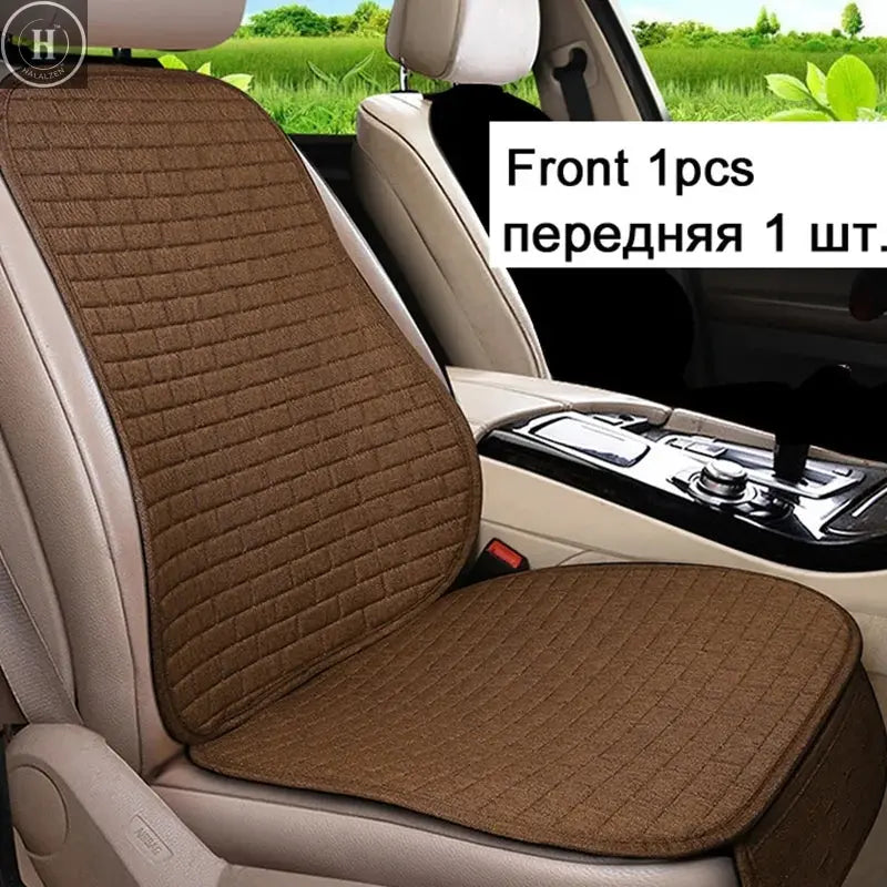 Car Seat Front Rear Cushion Breathable Cover Saeat Universal Seat Protector Back Seat Cushion Front Rear Car Supplies HALALZEN