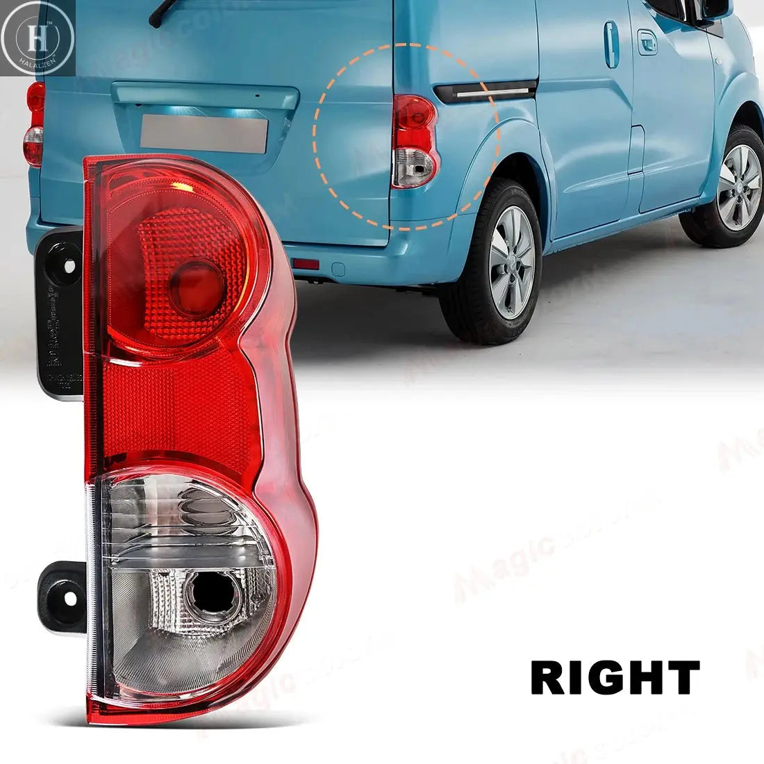 Tail Lamp For Nissan NV200 2009 2010 2011 2012 2013 2014 2015 2016 2017 2018 2019 Car Tail light Assembly Taillights Left/Right HALALZEN