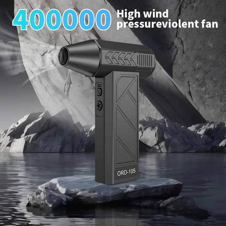 130000 RPM Electric Turbo Fan High-Speed Turbo Violent Fan Powerful Compressed Air Blower for Computer Keyboard Car Duster