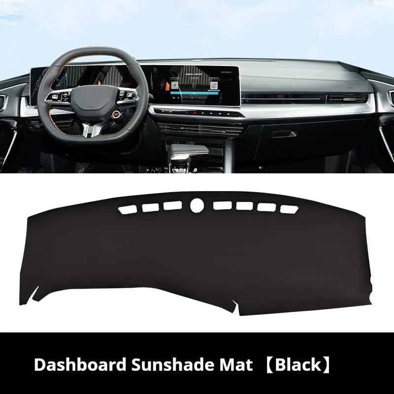 For MG ONE Leather Car Dashboard Sun Shade Mat Instrument Desk Non-slip Cover leather Accessories Interior Mouldings