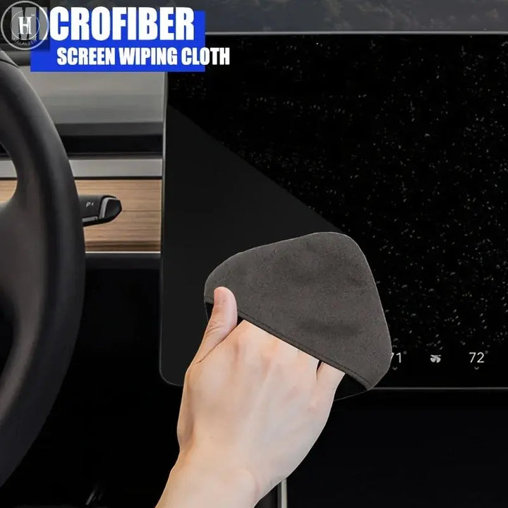 Ultra-Fine Microfiber Car Touchscreen Cleaning Cloth, Microfiber Touchscreen Cleaning Cloth for Dashboard and Display Screen HALALZEN