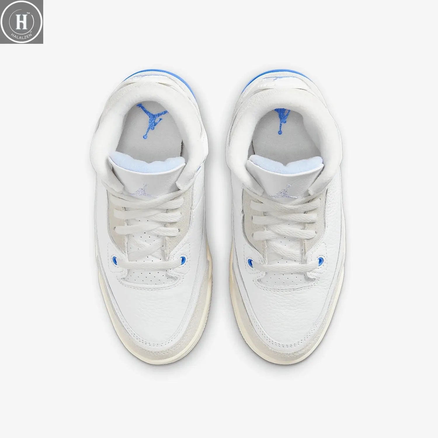 Nike genuine JORDAN Kids' Mid-top Cushioned Sports Wear-resistant Basketball Shoes DM0966-101 HALALZEN