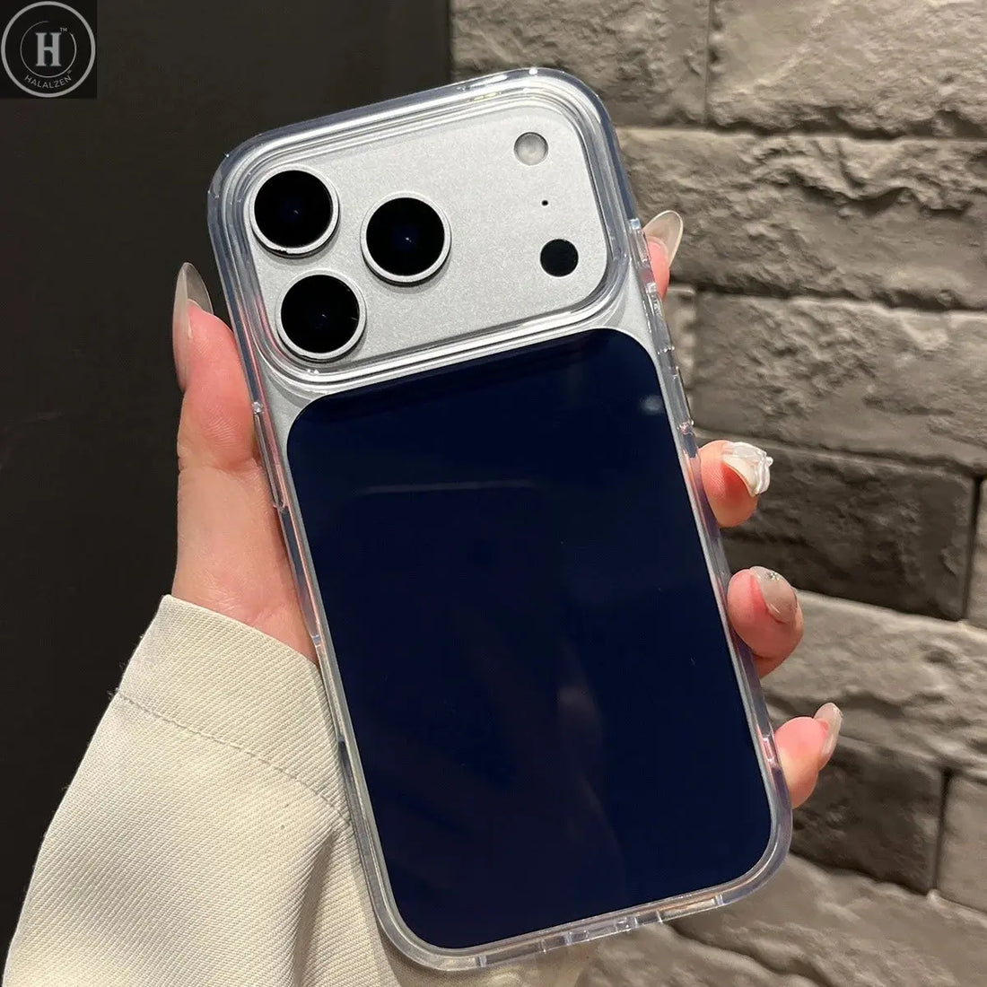 Fashion Color Block Transparent Edge Phone Case For iPhone 15 16 17 Pro Max 17Air TPU Shockproof Armor Shell for 17pro 16proMax Halalzen UK