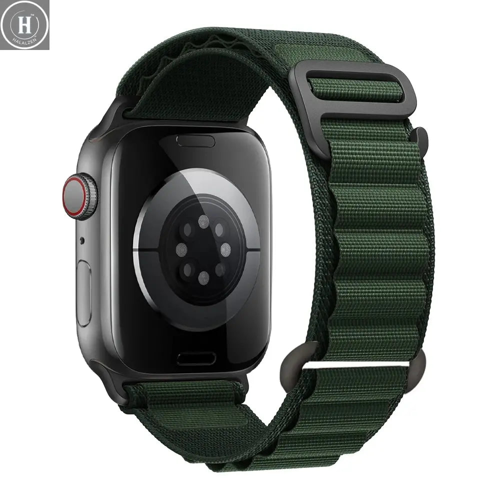 for Apple watch Straps 45mm 46mm 49mm 42mm iwatch Band 44mm 40mm Nylon Alpine bracelet correa Series 10 9 8 7 6 11 SE Ultra 2 3 HALALZEN