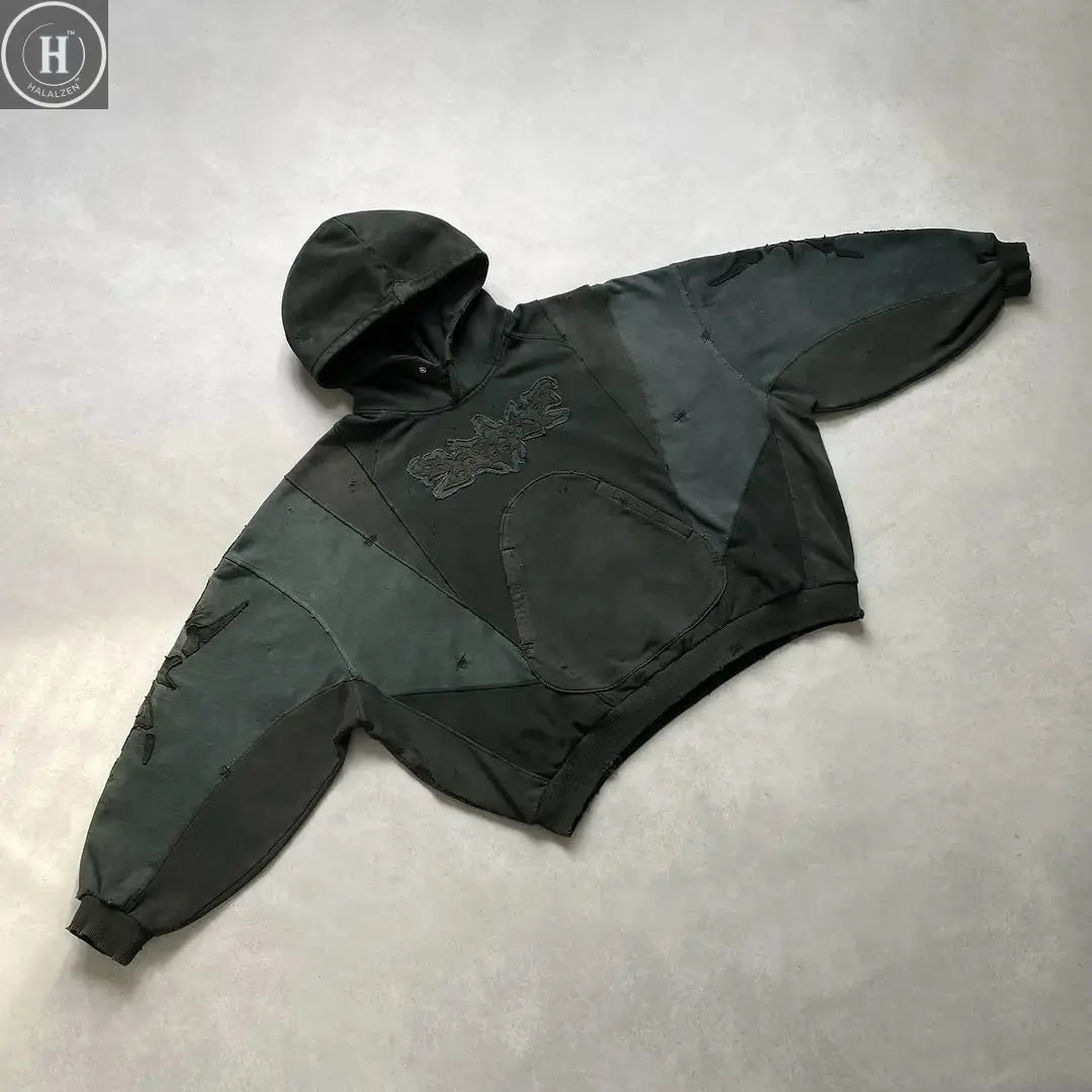 Hip Hop Embroidery Streetwear Hoodie for Womens Y2K Retro Hoodie Sweatshirt Men New Harajuku Gothic Pullover Hoodie Clothes HALALZEN