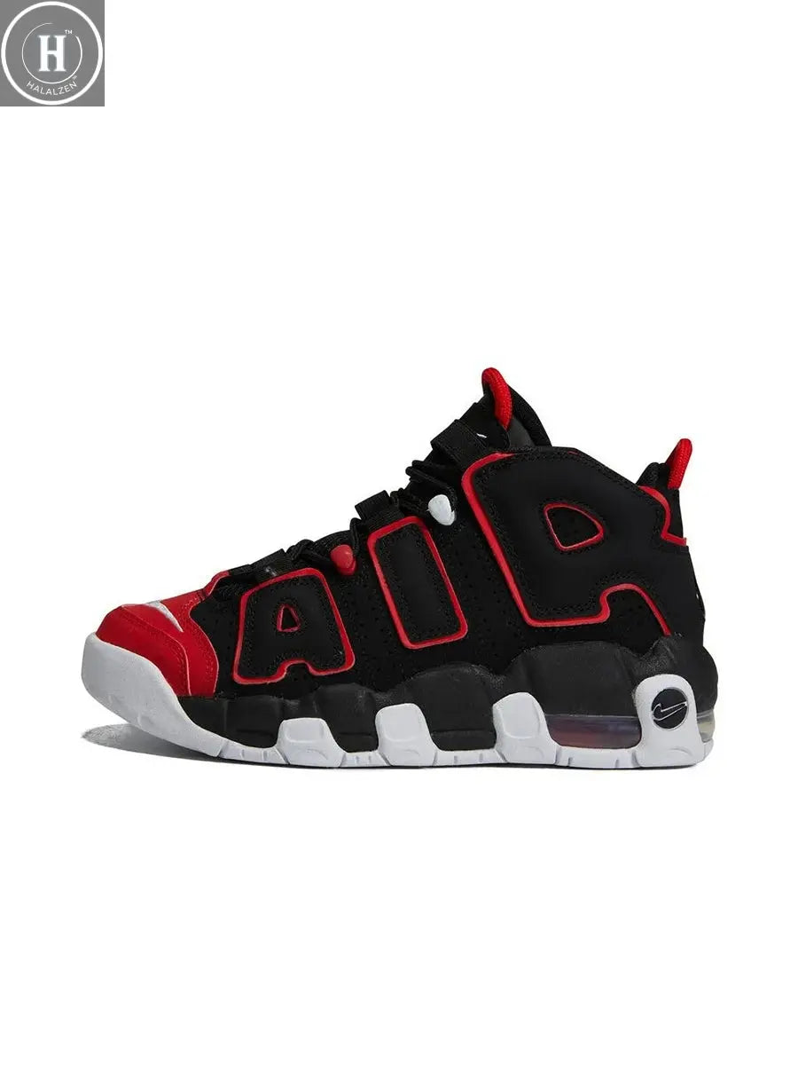 NIKE Kids' AIR MORE UPTEMPO (GS) Casual Sports Shoes FB1344-001 HALALZEN