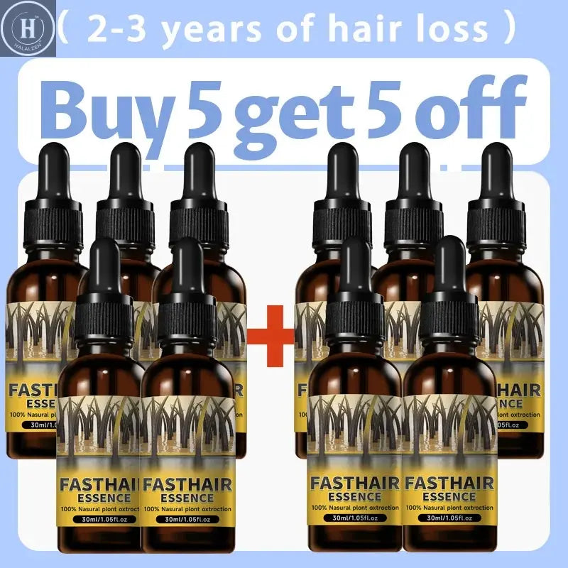 Hair growth plant essence oil beauty care anti hair loss essence natural repair damaged hair HALALZEN