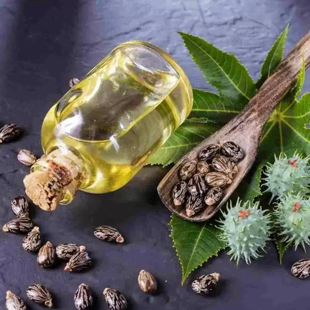 100% Pure Castor Oil  Essential Oil Carrier Oil Aromatherapy Massage Promoting Hair Growth DIY Skin Care Raw Material HALALZEN