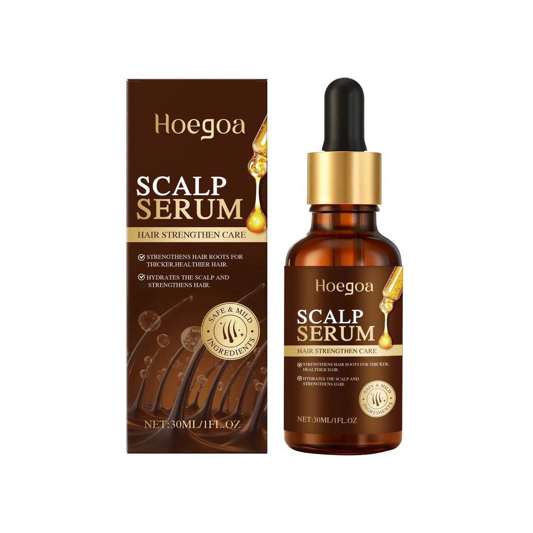 Scalp Care Essence Rosemary Castor Oil Nourishing Hair Growth Strengthening Dry Scalp Thinning Hair Moisturizing Healthy Hair HALALZEN