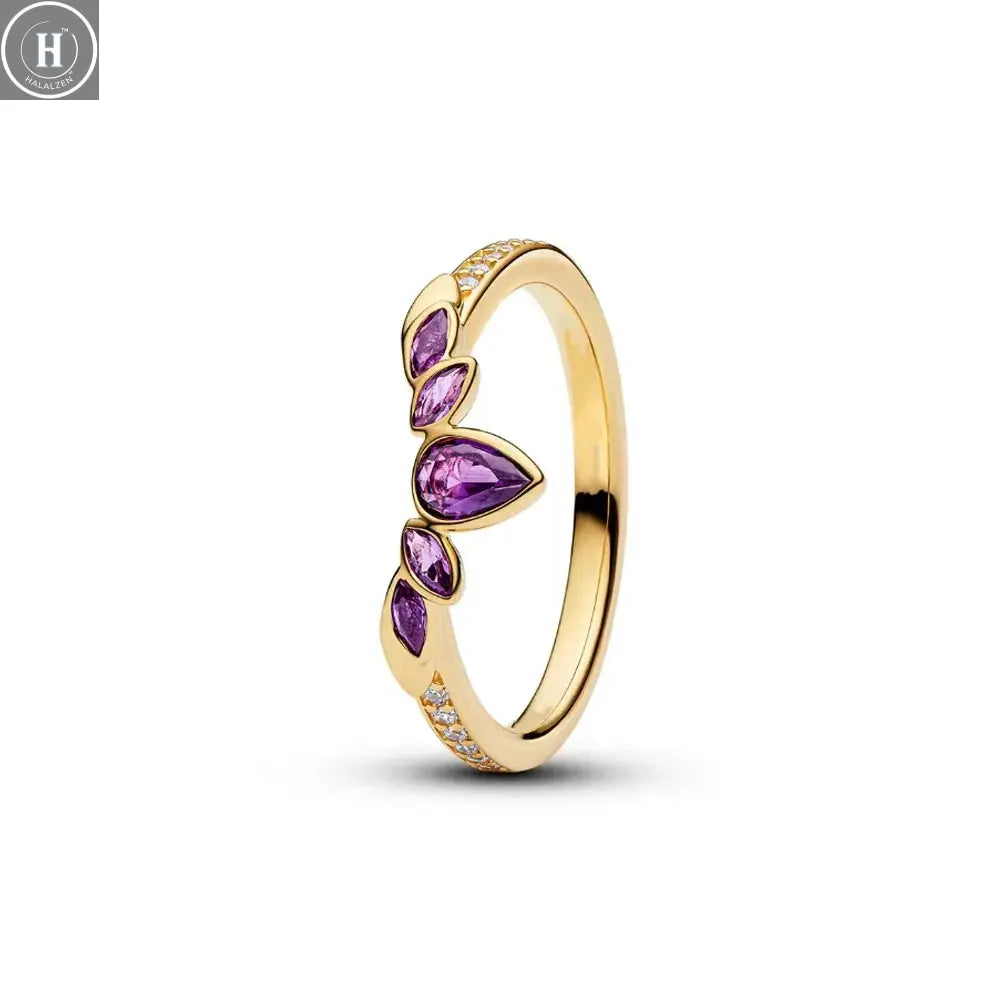 2026 Bestseller 925 Silver, Heart-Shaped Butterfly Ring, Sizes 6, 7, 8, 9, Perfect for European Women's Exquisite Charm Jewelry HALALZEN