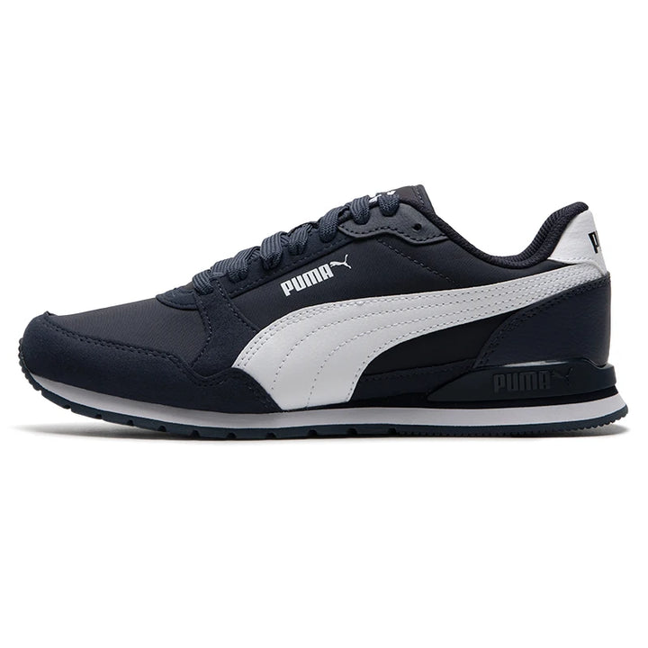 Puma Men's and Women's Shoes Runner V3 Sports Shoes, Fashionable Retro Wear-Resistant Lightweight Low-Top Couple Casual Shoes 384857-02