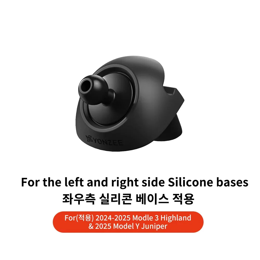 YZ For Tesla Magnetic Car Phone Holder 2025 Model 3 Y Highland Juniper Air Vent Mount Car Bracket Stand 360 Degree Rotatable