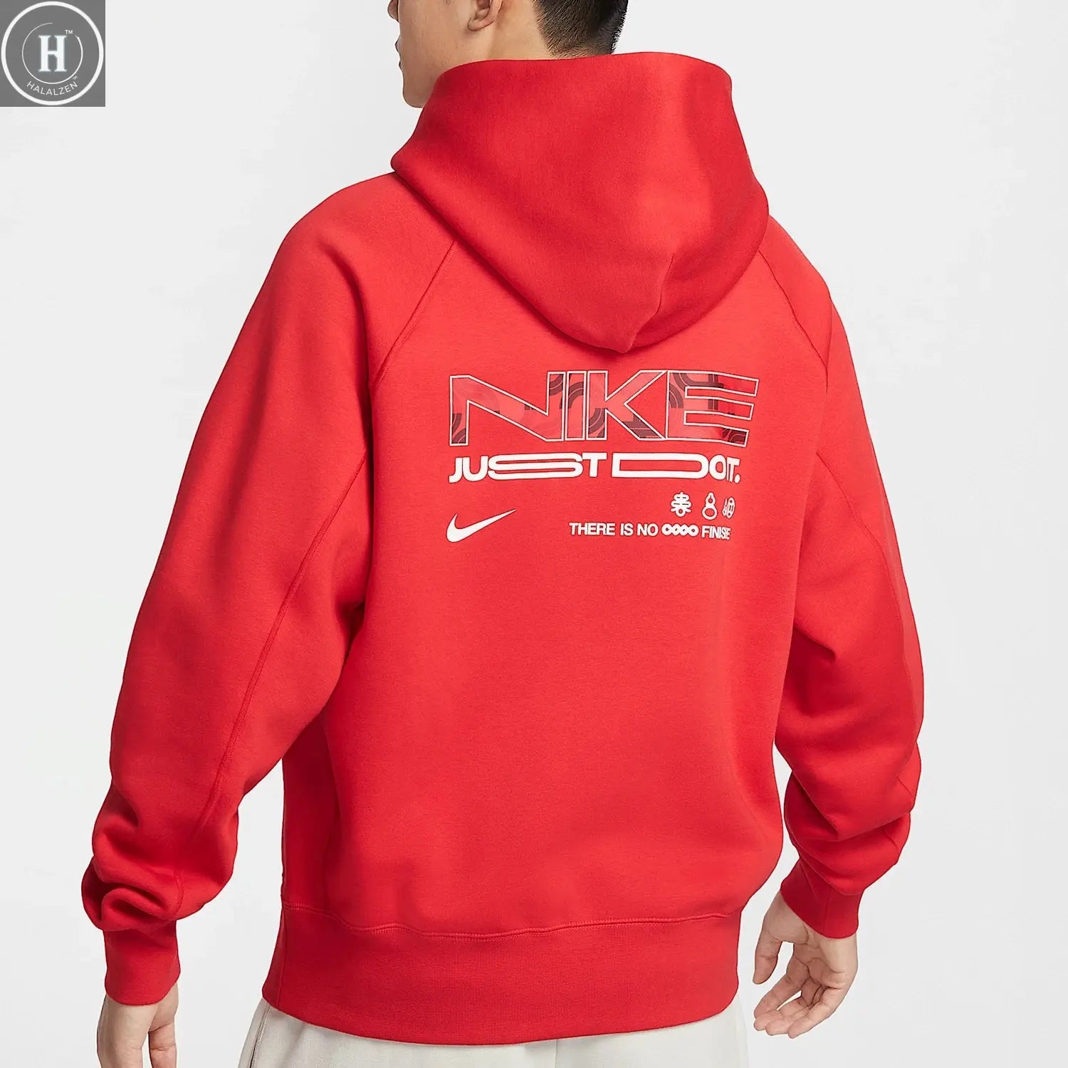 Nike Official Genuine Sportswear CNY Men's Fashion Fleece Hoodie HV8206-657 HALALZEN