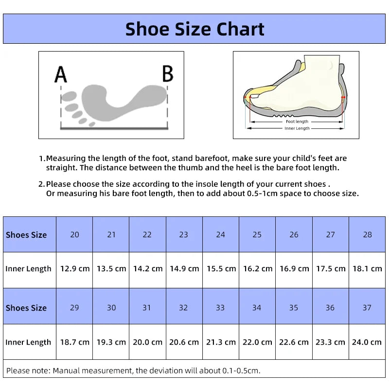 Princepard Children's Orthopedic Antiskid Shoes Casual Sneaker with Arch Support  Leather Correcting Shoes Boys and Girls