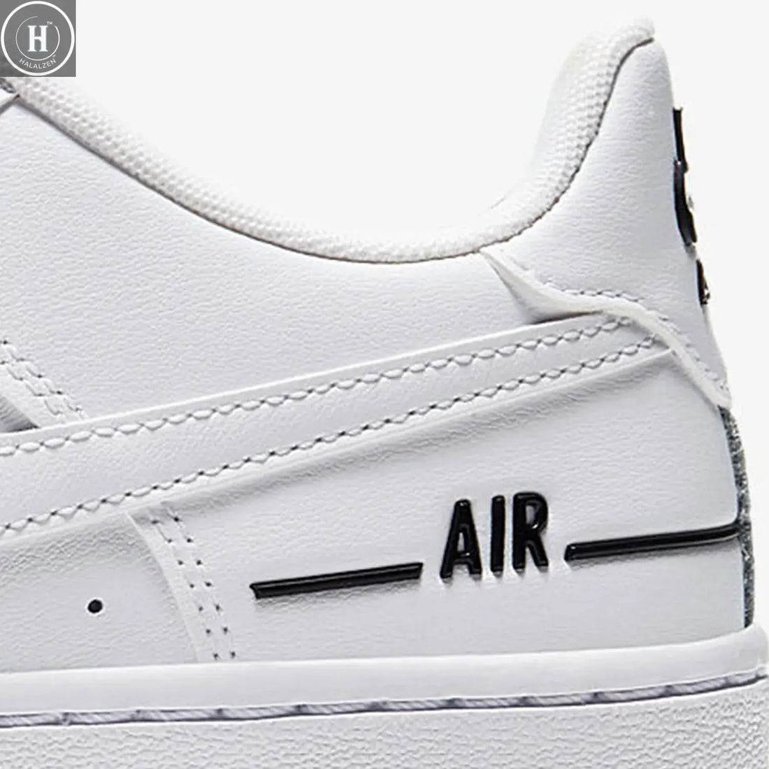 Nike genuine AIR FORCE 1 LV8 (GS) children's fashionable sports shoes CJ4092-100 HALALZEN