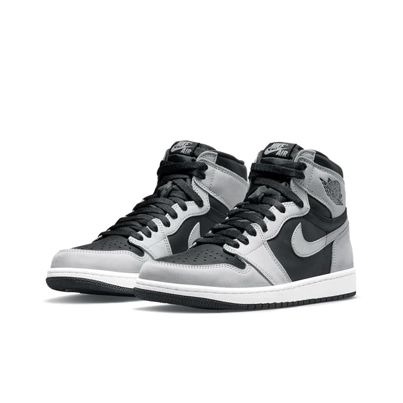 Original Jordan Air Jordan 1 High OG Retro "Silver Toe" Anti-Slip High Top Basketball Shoes Men's and Women's Sneakers