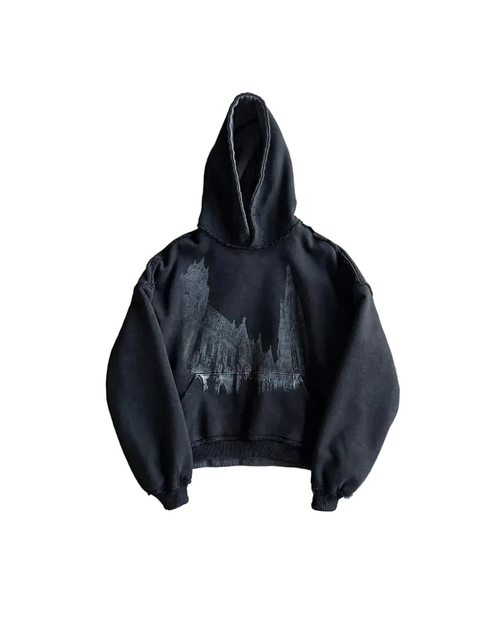 Harajuku fashion design personalized printed oversized baggy hoodies women y2k high street hip-hop popular aesthetic sweatshirts