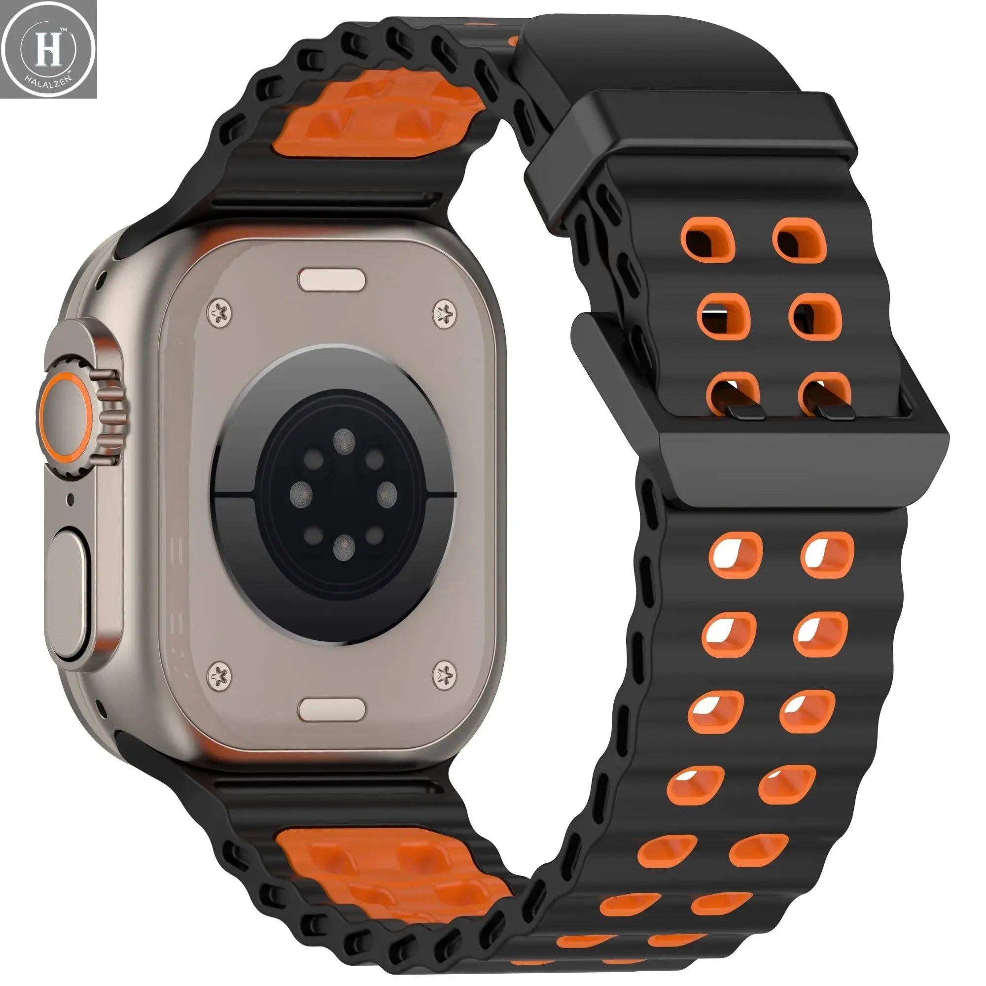 Ocean Strap For Apple Watch Band Ultra 3/2 49mm Series 11 10 46mm Sports Bracelet Wristband iWatch 9 8 7 6 5 SE 45mm 44mm Correa HALALZEN