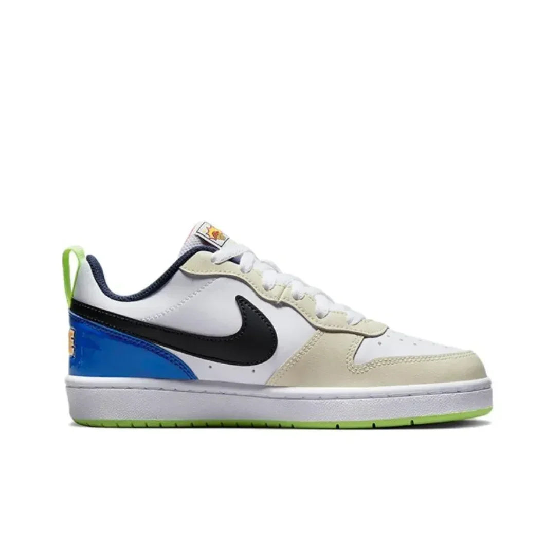 Nike Court Borough Low 2 GS Sneakers Youth Comfortable Wearable Casual Shoes Classic Retro Trend Casual Shoes Ice Cream Colors