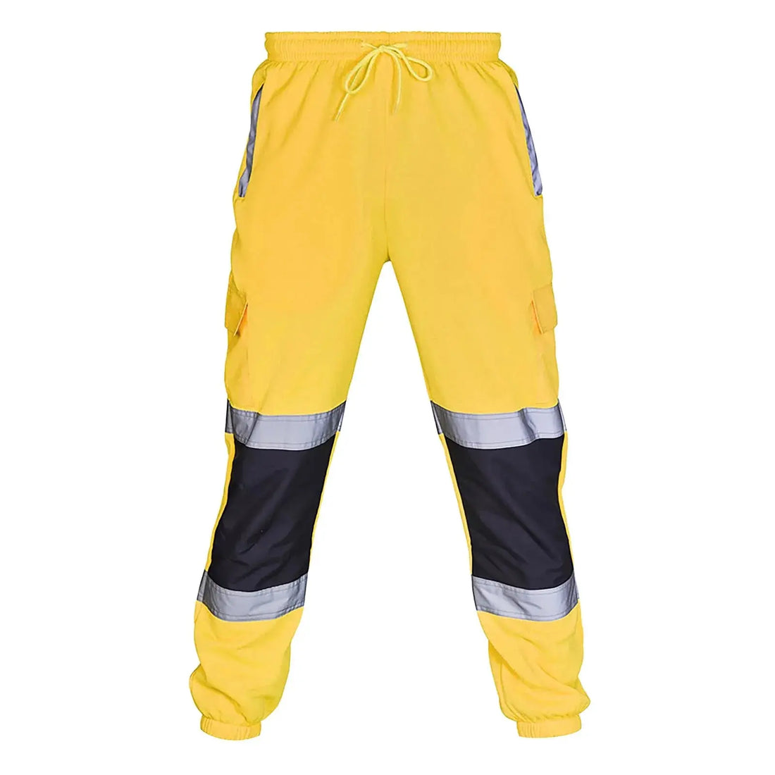 Reflective Stripes Strips Pants Men Work Trousers Hi Vis Pants High Visibility Work Wear Pants Road Construction Safety Trousers Halalzen UK